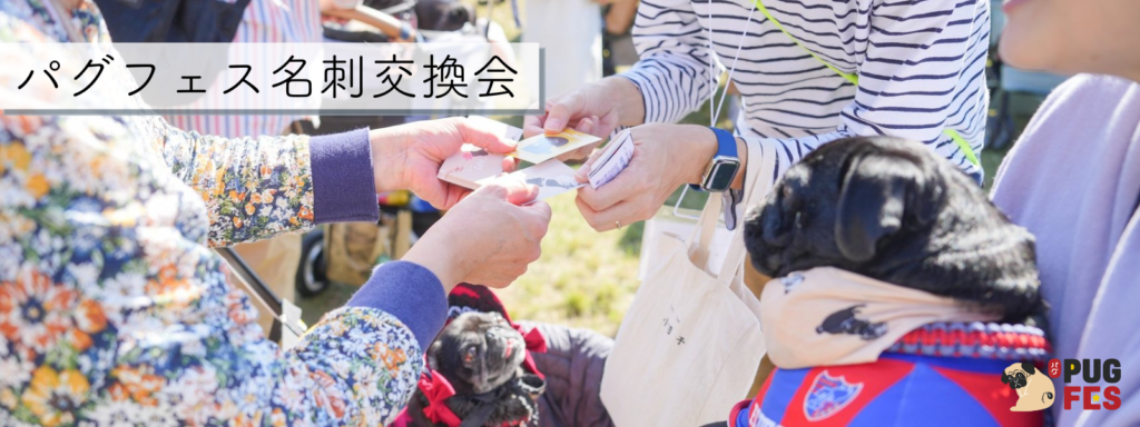 パグフェス名刺交換会